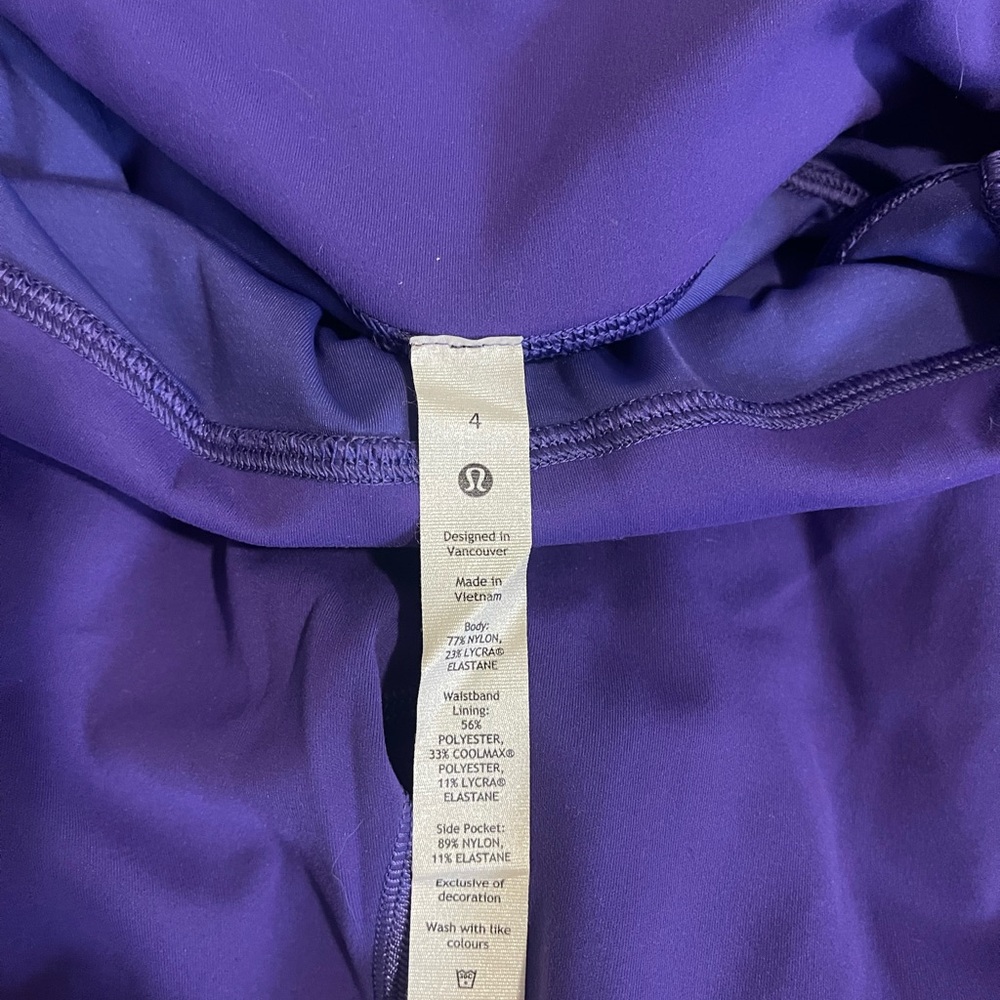 Lululemon Align High-Rise Shorts
Size 4 | Purple | Side Pockets - Picture 5 of 5